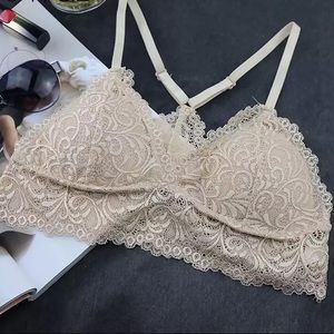 Super cute lace nude bralette